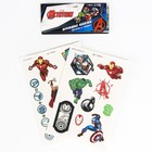 Переводные татуировки детские, светятся в темноте, Мстители - Фото 3