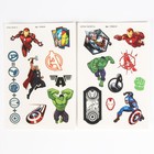 Переводные татуировки детские, светятся в темноте, Мстители - Фото 2