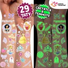 Переводные татуировки детские, светятся в темноте «Принцессы» - Фото 1