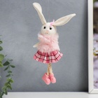 Фигурка «Зайчишка в клетчатой юбочке», 5×13 см, МИКС - Фото 3