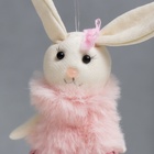 Фигурка «Зайчишка в клетчатой юбочке», 5×13 см, МИКС - Фото 4