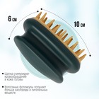 Щётка - массажёр для мытья головы, 10×6×6.2 см, в блистере, МИКС - Фото 2