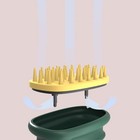 Щётка - массажёр для мытья головы, 10×6×6.2 см, в блистере, МИКС - Фото 10