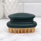 Щётка - массажёр для мытья головы, 10×6×6.2 см, в блистере, МИКС - Фото 5