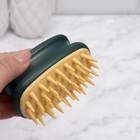 Щётка - массажёр для мытья головы, 10×6×6.2 см, в блистере, МИКС - Фото 6