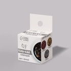 Гель лак для ногтей, с блёстками, трехфазный, 5 мл, LED/UV, чёрный - Фото 4