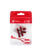 Колпачок на вентиль TORSO, автомобильный, красный, набор 4 шт. (комплект 2 шт) - фото 58103940