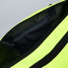 Сумка спортивная TOXIC на молнии, отдел из ПВХ, отдел для обуви, наружный карман, цвет лимон - Фото 8