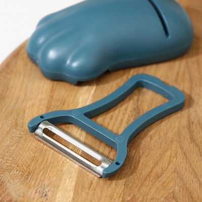 Ножеточка "Лапка" в комплекте с овощечисткой, цвет МИКС - Фото 1