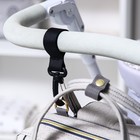 Сумка рюкзак для мамы и малыша с термокарманом, термосумка - портфель, цвет серый/синий - фото 24984611