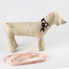 Набор «Ромбы», застёжка - фастекс, поводок 2 м и ошейник 28-46 см - Фото 2