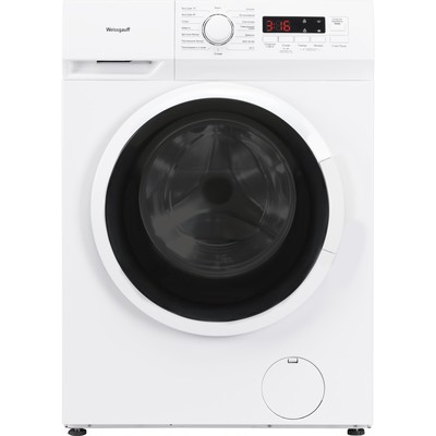 Стиральная машина Weissgauff WM 4106 D, класс A+, 1000 об/мин, до 6 кг, белая с черным