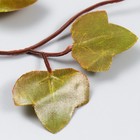 Декор для творчества "Виноградные листья красно-зелёные" 16,5 см - Фото 3