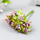 Цветы для декорирования "Паслен жасминовидный" 1 букет=10 цветов сирень 9,5 см 7488880