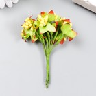 Цветы для декорирования "Паслен жасминовидный" 1 букет=10 цветов жёлтый 9,5 см - фото 318872899