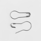 Булавки с круглым концом, 22 мм, 20 шт., цвет серебряный - Фото 3