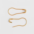 Булавки с круглым концом, 22 мм, 20 шт, цвет золотой - Фото 3