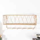 Крючки декоративные металл "Сеть" золото 15,5х12х35 см - фото 23593093