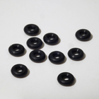 Кольцо силиконовое (разделитель), d= 6 мм (набор 10 шт.), цвет чёрный