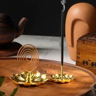 Подставка для благовоний TAKE IT EASY «Лотос», цвет золотой, D=8.8 см - Фото 7