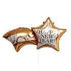 Воздушный шар фольгированный 32" «Звезда с хвостиком», новогодний - Фото 2