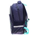 Рюкзак школьный Hatber Easy "Стрелок", 41 х 29 х 16 см, эргономичная спинка, синий - Фото 4