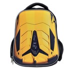 Рюкзак каркасный Hatber Ergonomic light «Скорость и мощь», 38×29×15 см, жёлтый, NRk_71044 - Фото 4