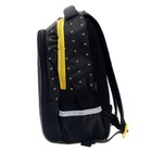 Рюкзак школьный 40 х 26 х 19 см, эргономичная спинка, Hatber Sreet, Banana, чёрный/жёлтый NRk_77087 - Фото 5