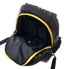 Рюкзак школьный 40 х 26 х 19 см, эргономичная спинка, Hatber Sreet, Banana, чёрный/жёлтый NRk_77087 - Фото 9