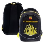 Рюкзак школьный 42 х 30 х 20 см, эргономичная спинка, Hatber Sreet, I like fries, чёрный/жёлтый NRk_78091 - фото 9723091