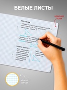 Комплект тетрадей из 10 штук, 18 листов в клетку Calligrata "Пятёрка", обложка мелованный картон, ВД-лак, блок офсет, 5 видов по 2 штуки - фото 25632085