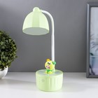 Лампа настольная «Мини лягушонок» LEd=3 режима 6.4 Вт USB салатовый 10×10×37.5 см RISALUX - Фото 1