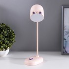 Лампа настольная RISALUX «Мими», светодиодная, 3 Вт, диммер, USB, розовая, 8×12.5×32 см - Фото 2