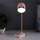 Лампа настольная RISALUX «Мими», светодиодная, 3 Вт, диммер, USB, розовая, 8×12.5×32 см - Фото 3