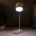 Лампа настольная RISALUX «Мими», светодиодная, 3 Вт, диммер, USB, розовая, 8×12.5×32 см - Фото 4