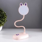 Лампа настольная RISALUX «Мими», светодиодная, 3 Вт, диммер, USB, розовая, 8×12.5×32 см - Фото 7