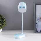 Лампа настольная "Мими" LED 3Вт диммер USB голубой 8х12,5х32 см RISALUX - фото 110277384
