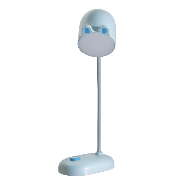 Лампа настольная "Мими" LED 3Вт диммер USB голубой 8х12,5х32 см RISALUX - фото 1907439573