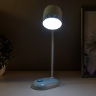 Лампа настольная RISALUX «Мими», светодиодная, 3 Вт, диммер, USB, голубая, 8×12.5×32 см - Фото 4