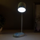 Лампа настольная RISALUX «Мими», светодиодная, 3 Вт, диммер, USB, голубая, 8×12.5×32 см - Фото 5