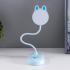 Лампа настольная RISALUX «Мими», светодиодная, 3 Вт, диммер, USB, голубая, 8×12.5×32 см - Фото 7