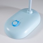 Лампа настольная RISALUX «Мими», светодиодная, 3 Вт, диммер, USB, голубая, 8×12.5×32 см - Фото 9