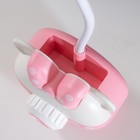Лампа настольная "Гамми" LED 2 режима 2Вт USB розовый, точилка 11,7х7х12 см RISALUX - Фото 9