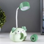 Лампа настольная «Дели» LED 2 режима 2 Вт USB зеленый 11.7×7×12 см RISALUX - Фото 7