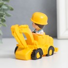 Фигурка полистоун «Малыш-строитель на экскаваторе», 7.5×4×7.7 см - Фото 6