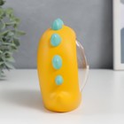 Сувенир полистоун свет "Малыш в жёлтом костюмчике, в динозавре" 10х10 см - фото 21586591