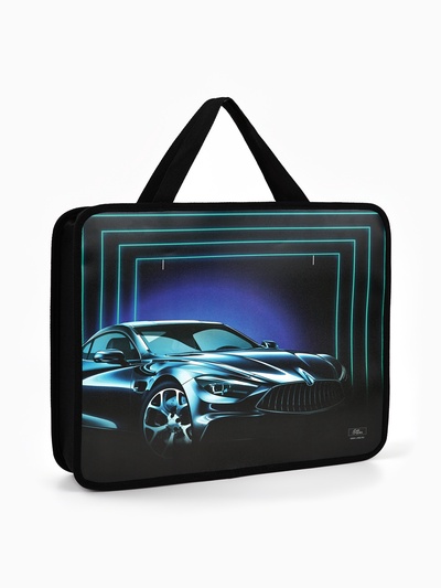 Папка для труда, А4, пластиковая, 33×26×7.5 см «Авто»