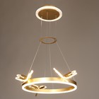 Люстра «Стрекоза»LED 48 Вт 3000-6000К золото 52×52×80 см BayerLux - Фото 2