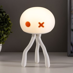 

Ночник "Осьминог-пират" LED 1,5вт 3 режима диммер USB AKB белый 19,8х11,2 см