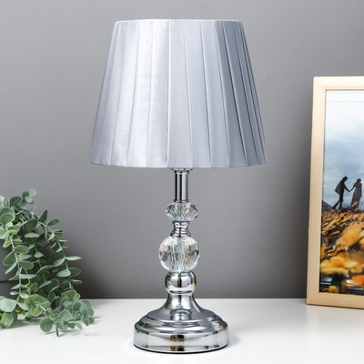 Настольная лампа 16884/1 Е27 40 Вт хром 22×22×35 см RISALUX